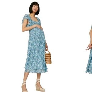 Hatch Maternity Cosette Midi Dress